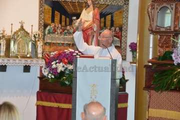 Misa y procesión religiosa en Caserones Bajos y Cendro (Foto TA)